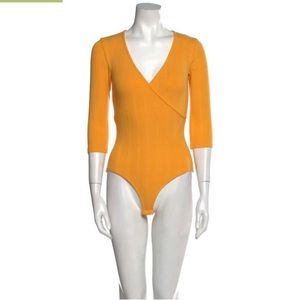 Mara Hoffman Yellow bodysuit